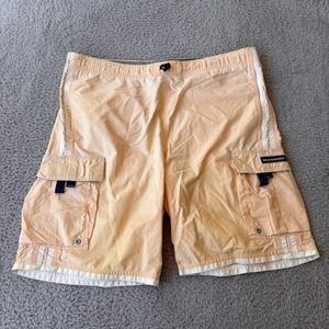 Vintage 90s Abercrombie & Fitch Y2K Cargo Shorts Swim Trunks Drawstring L Men's